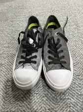 Converse Chucks Taylor All Star II Reflective Gray Low Ox 153548C Mens 8/10W
