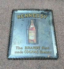 Vintage old rare collectible advertising Hennessy the brandy the cognac famous