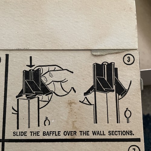 1970 Which Witch? Wall Baffle Piece Board Game Replacement Parts Milton Bradley - Picture 4 of 4