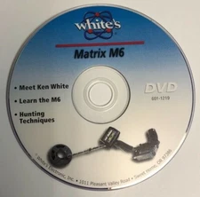 Whites Electronics Matrix M6 Metal Detector Instructional DVD 601-1219