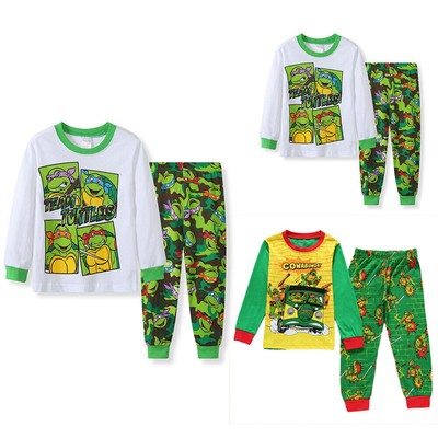 Ninja Turtles Kinder Pyjama Schlafanzug Pajama Top Hosen Lounge Set Nachtwäsche
