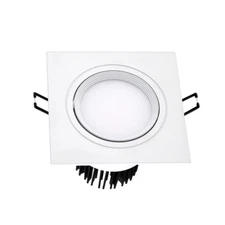 LED COB Ceiling Grille Grid Light Fixture Recessed Picture Down Lamp Square Shop