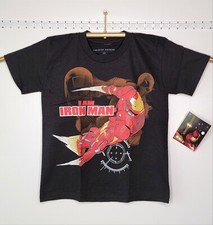 Vintage 2008 Marvel The Incredible Iron Man Kids T-Shirt Sz- 5-6 : L 20 W 16