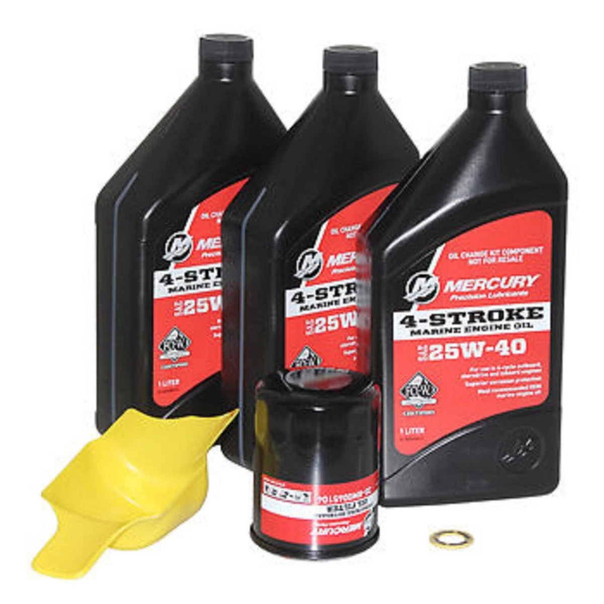 Mercury OEM 4-Stroke EFI Oil & Filter Change Kit 40hp 50hp 60hp 
