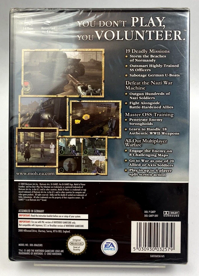 Gamecube Medal Of Honor Front Line , UK Pal, New Factory Sealed - Image 2 of 4