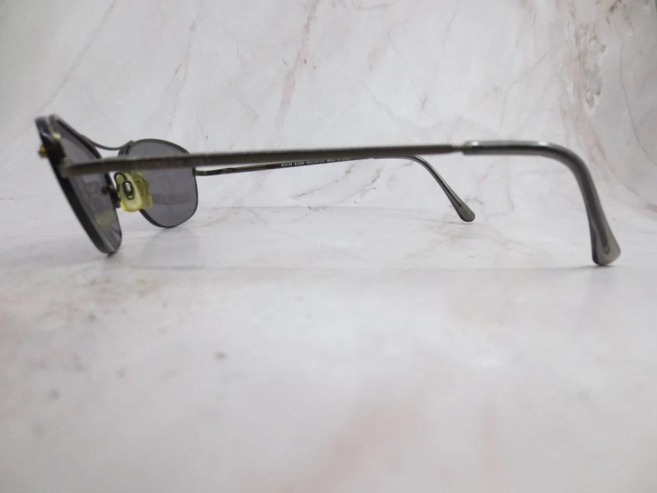 Очки солнцезащитные Kenneth Cole оправа KC4154 мужские темно-серые половина обода прямоугольные 54-19-137 - Изображение 3 из 4