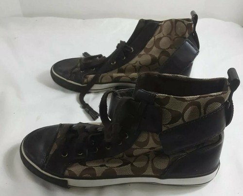 Entrenador Royal Foster Logo Barrett High Tops, Marrón Talla 8.5 B Mujer - Imagen 5 de 9