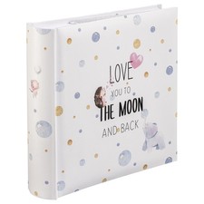 Hama Memo-Album Fotoalbum To The Moon 22,5x22cm Format 10x15cm 200 Bilder 100 S.