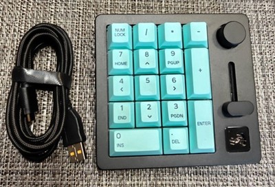 Glorious GMMK Wireless Numpad Black RGB Mechanical Macro Pad Bluetooth USB-C