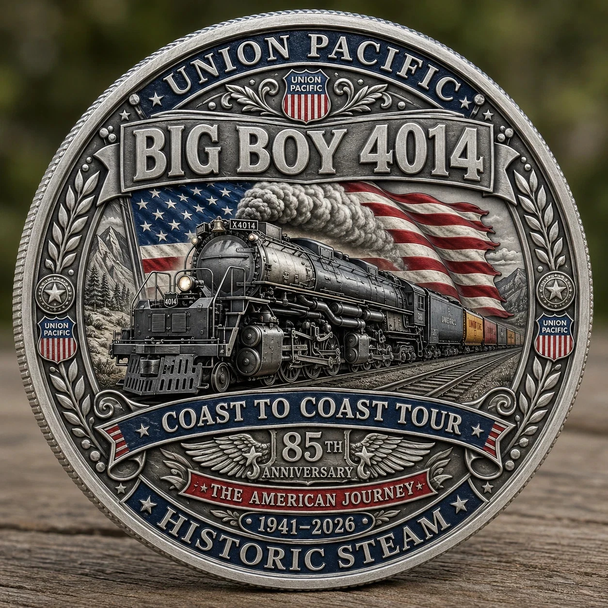 New Union Pacific Big Boy 4014 US 85th anniversary Commemorative Coin