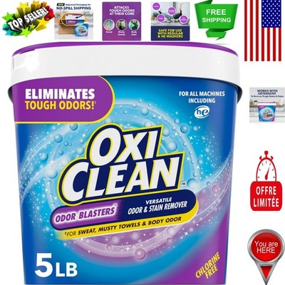 5 lb Odor Blasters Stain Remover Powder - Oxygen-Based & Chlorine-Free Cleanser