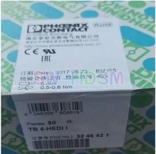50PCS new For Phoenix Contact Connecting terminal TB 4-HEDI I 3246421