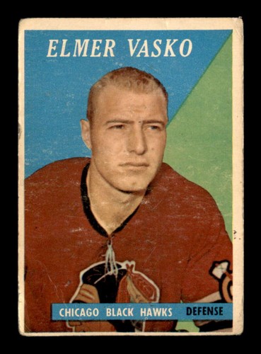 Elmer Vasko #12 1958 Topps card
