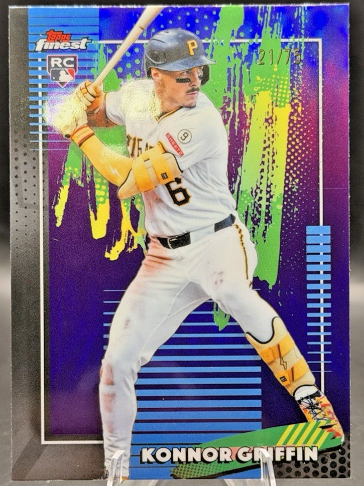 2026 Topps Finest - Common Konnor Griffin #6 Purple X-Fractor /75 (RC)