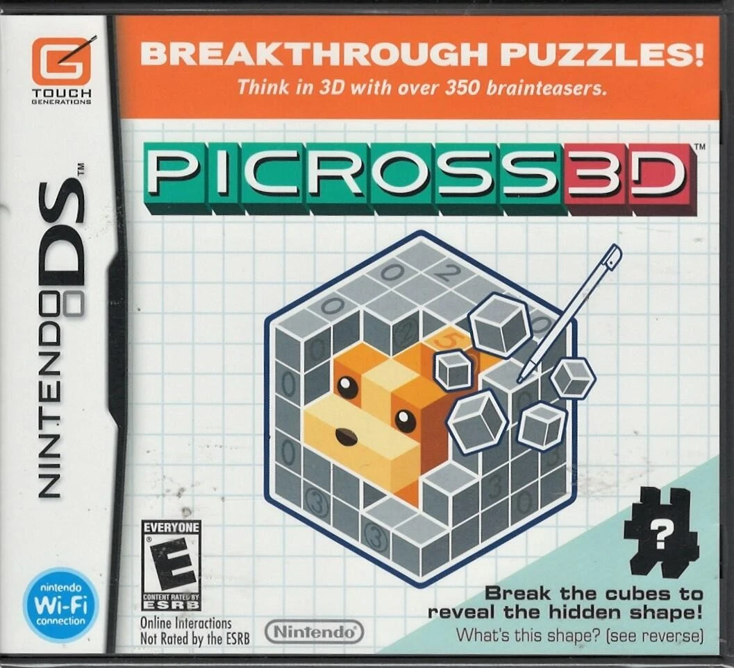 Nintendo DS Video Games Picross 3D for sale | eBay