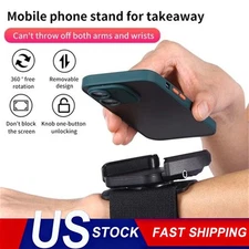 Rotatable Wristband Phone Holder Armband Cell Phone Bag Sports Holder Hot New