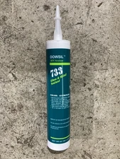 Pack of 10 Dowsil 733 RTV Glass & Metal Sealant