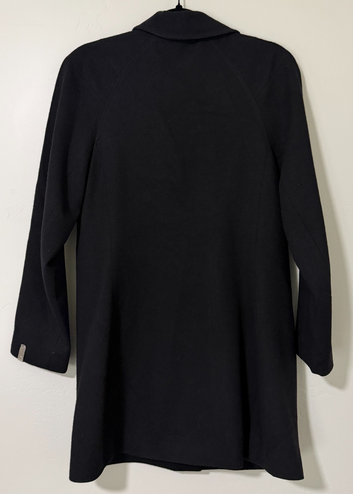 Icebreaker Coastal Merino Wool Full Zip Button Coat-Women's S-Black-Fully Lined image 4