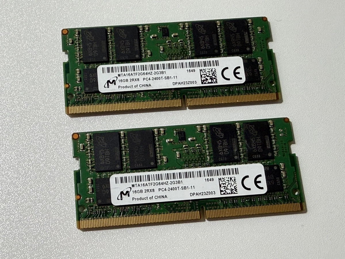 Micron DDR4 SDRAM 32 GB Total Capacity Memory (RAM) for sale | eBay