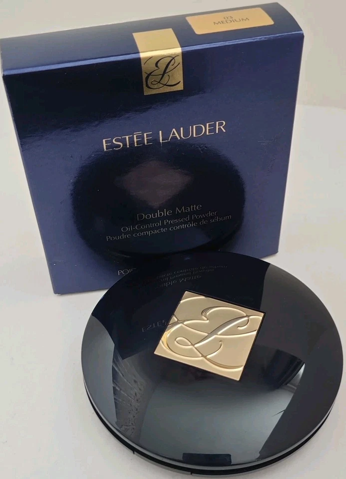 Estée Lauder Double Matte Oil-Control Pressed Powder New Full Size 0.49oz Medium - Image 3 of 4