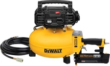 DEWALT Pancake Air Compressor with 165 Max PSI and 2.6 CFM @ 90 PSI and 18 Gauge