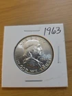 1963 - Franklin Half Dollar - 90% silver