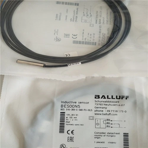 1 Stück NEU für Balluff BES 516-369-G-SA9-PU-02,5 Näherungsschalter Sensoren - Bild 1 von 1