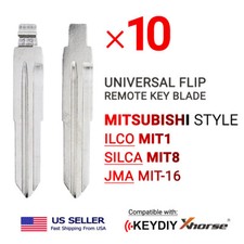 10x New Uncut Universal Flip Remote Key Blade Mitsubishi Type Mit1 Mit8 Mit-16 10x New Uncut Universal Flip Remote Key Blade Mitsubishi Type Mit1 Mit8 Mit-16