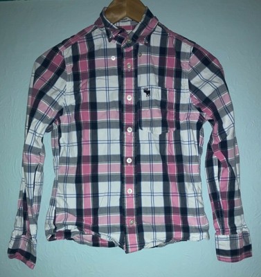 Abercrombie Kids Designer Girls Flannel Check Shirt Size Small Ebay