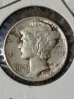 1940-S Silver Mercury Dime - AU
