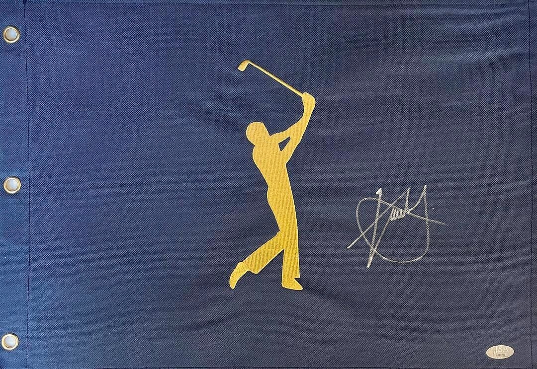 Xander Schauffele Autographed Signed The Players Pin Flag - JSA#AK80776 