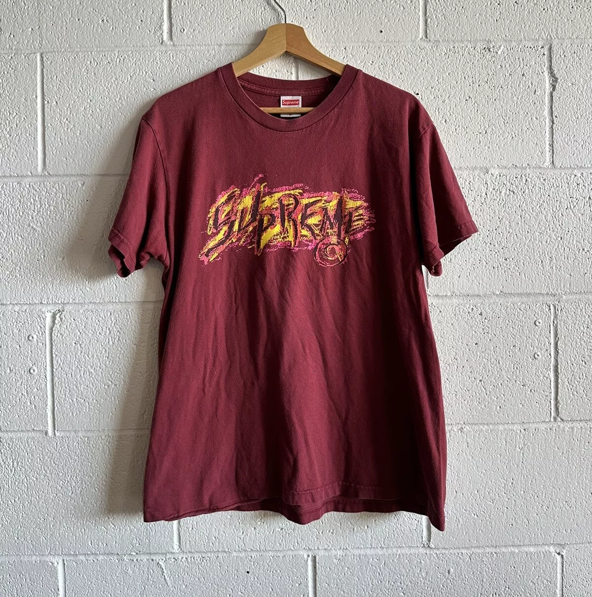 Tee shirt Supreme Scratch rouge moyen