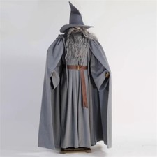 The Lord Of The Rings The Hobbit Gandalf Cosplay Costume Outfits Cloak Hat
