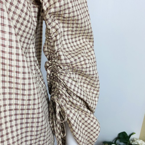 Paige Blouse Medium TORIN Plaid Button Front NWT - Picture 7 of 12
