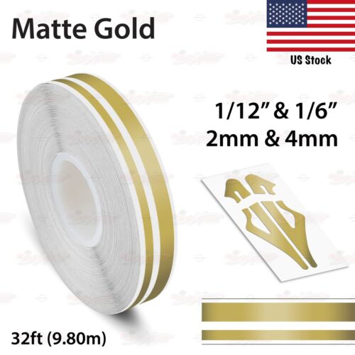 1/12" & 1/6" PIN STRIPES Car Motorcycle Truck Twin Lines TAPE Vinyl Stickers - Bild 26 von 51