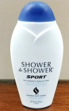 Shower to Shower SPORT WITH TALC Absorbent Body Powder 8 oz ORIGINAL FORMULA NOS