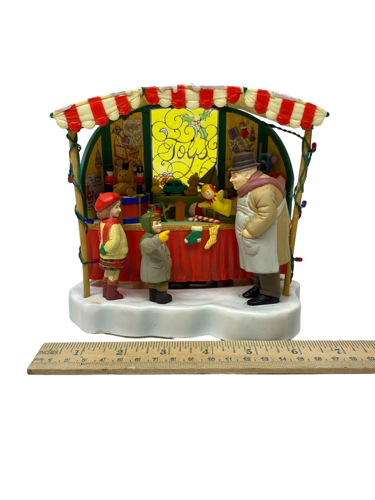 Action Music Box Enesco Small world of music Ye Olde Toy Stand Illuminated Action Music ...