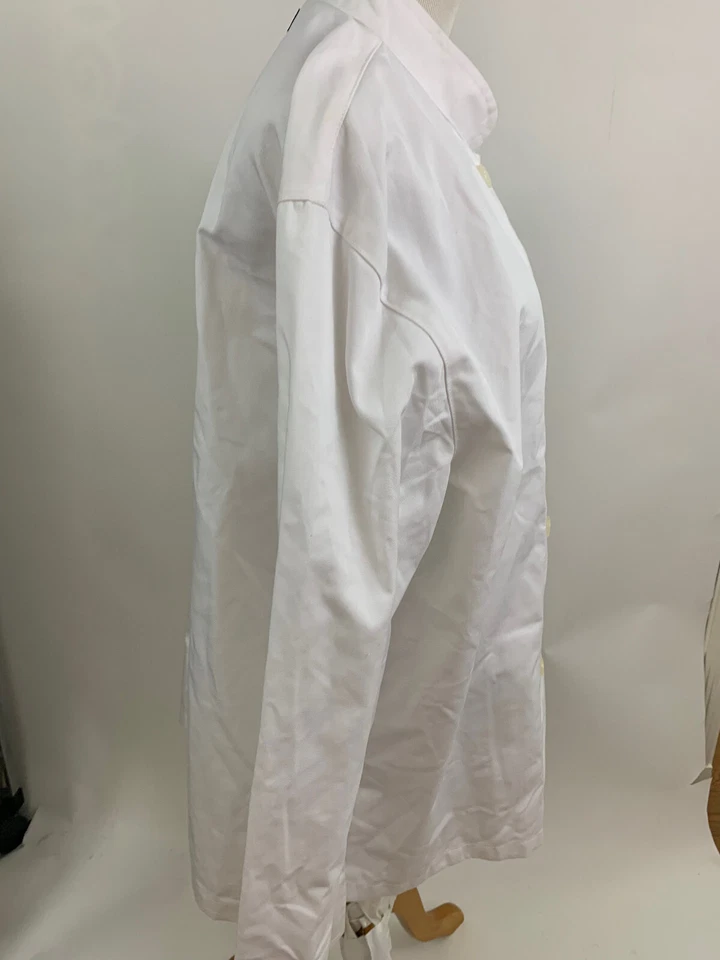 DICKIES White CLASSIC BUTTON CHEF COAT WHITE DC45 NEW NWT Unisex XL - Image 2 of 4