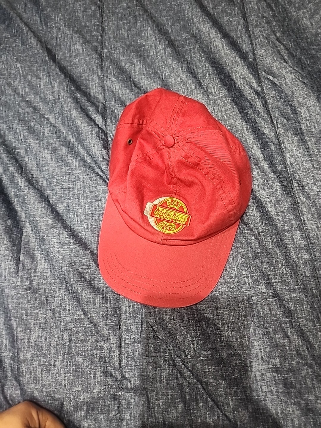 Krispy Kreme Original Glazed Hot Now Vintage Crew Emp… - Gem