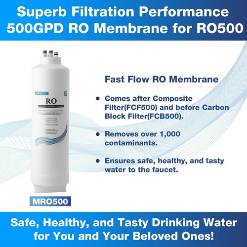 iSpring MRO500 RO Membrane Replacement for RO500 Tankless Reverse Osmosis - Picture 2 of 6