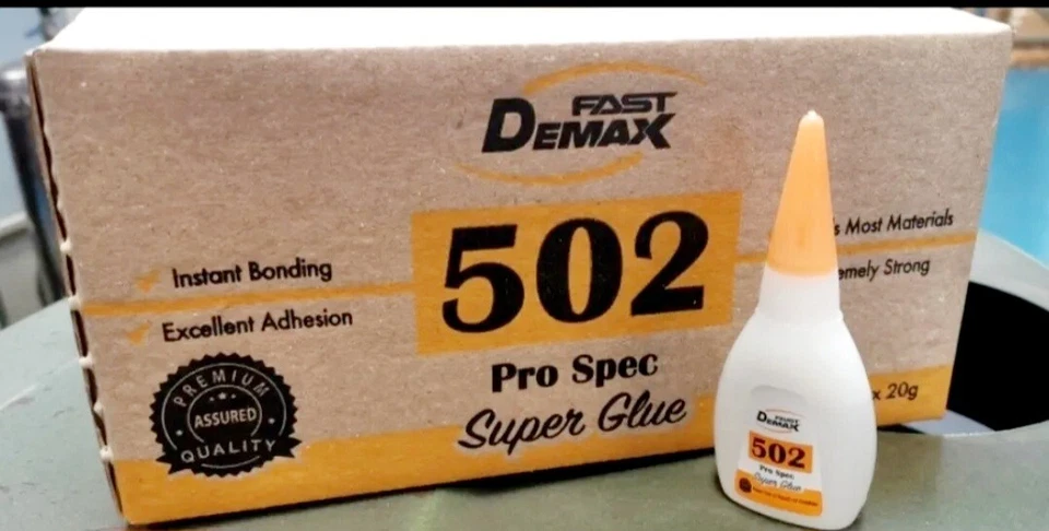 DEMAX Fast 502 Super Glue - 20 Gram ( 50 bottles ) Wood Glue Gam Kuat Gam Kayu - Image 2 of 4