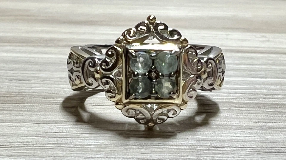 Anillo de cóctel de alejandrita Gems En Vogue 0,34 ctw, talla 5 Foto 2 de 4