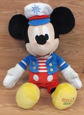 2009 Macy's Holiday Large 20" Talking Plush / Stuffed Sailor Mickey Mouse
