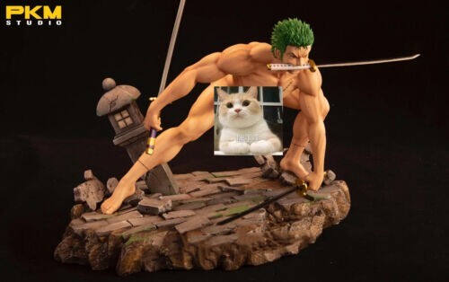 PKM Studio One Piece 1/6 Scale Roronoa Zoro Resin Statue In Stock Cast off 25cm - Bild 3 von 4