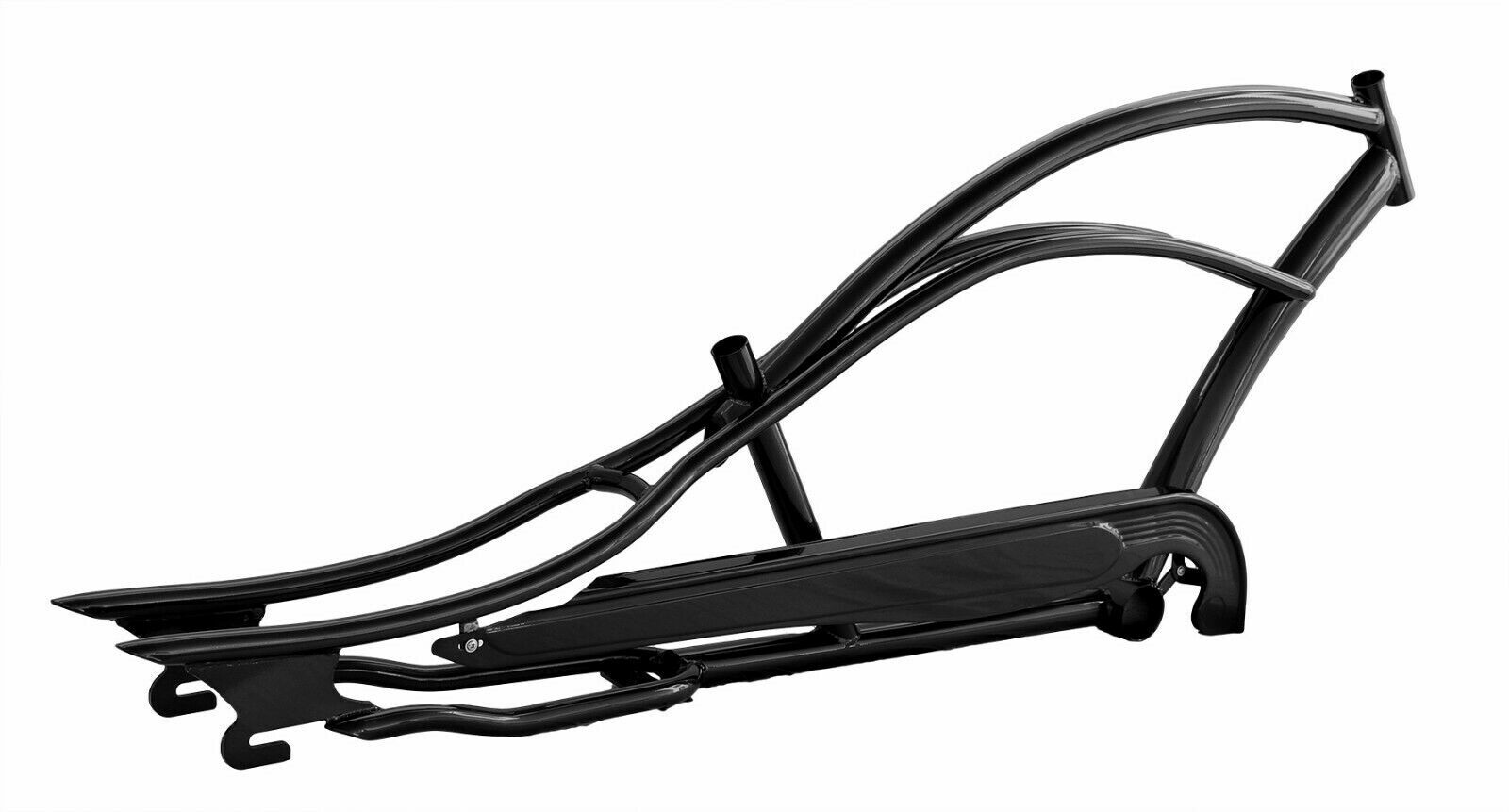 Gloss Black 26" Stretch Beach Cruiser Bike FRAME with Chain Guard 