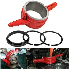 7040 Piston Ring Compressor Tool+Adapter+Anti-Polishing Ring For Cummins ISX/QSX