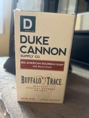 Duke Cannon Big American Brick of Soap Bourbon Buffalo Trace Soap 10oz ~NEW~
