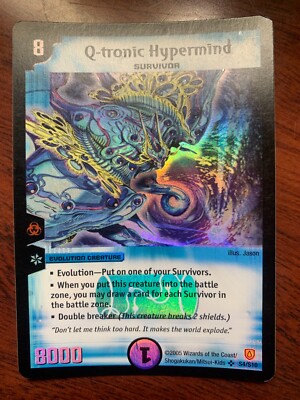 Duel Masters TCG - Q-Tronic Hypermind - DM06 - S4/S10 - Super Rare