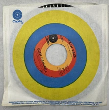 Glen Campbell The Last Time I Saw Her / Bach Talk Capitol Records 3123 NM