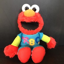 Sesame Street ABC Elmo Talking Singing Plush Educational Toy by Hasbro WORKS 12"